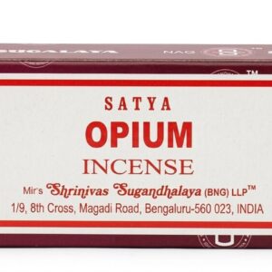 קטורת סאטיה אופיום (Opium), חפיסה בודדת של 15 גרם
