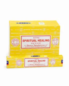 קטורת סאטיה ספיריטואל הילינג (Spiritual Healing), מארז 12 חפיסות, 15 גרם לחפיסה