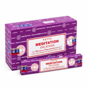 קטורת סאטיה מדיטציה (Meditation), מארז 12 חפיסות, 15 גרם לחפיסה