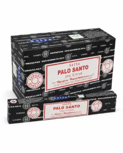 קטורת סאטיה פאלו סנטו (Palo Santo), מארז 12 חפיסות, 15 גרם לחפיסה
